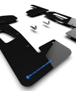 Rally Armor 2022 Rivian R1T Black UR Mud Flap w/ Nitrous Blue Logo