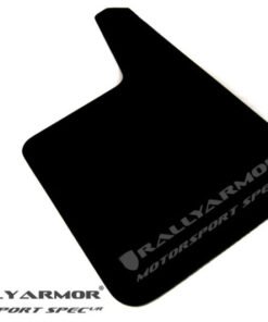 Rally Armor Universal Fitment (no hardware) MSpec Black Urethane Mud Flap w/ Gray Logo