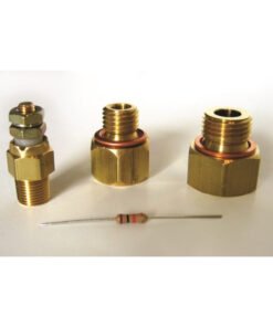 Autometer Gauge Install Kit for LS Engines (Includes Fittings/Short Temp Sensor/Manual)