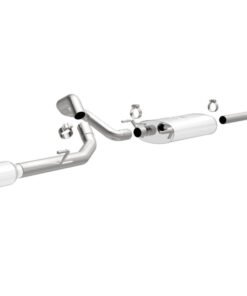 MagnaFlow 12-14 Toyota 4Runner V6 4.0L Single Straight P/S Rear Exit SS Cat Back Performance Exhaust