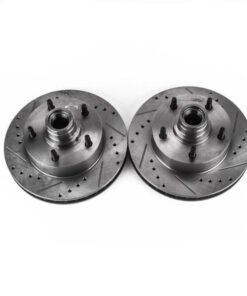 Power Stop 86-93 Ford E-150 Front Evolution Drilled & Slotted Rotors - Pair