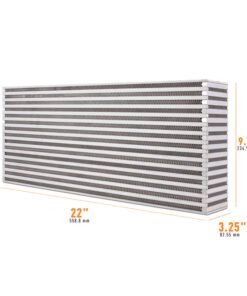 Mishimoto Universal Air-to-Air Intercooler Core - 22in / 9.25in / 3.25in