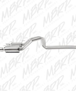 MBRP 05-09 Ford Shelby GT500 / GT Dual Split Rear Street Version 4in Tips T409 Exhaust System