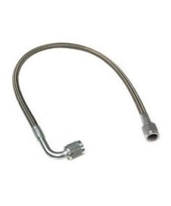 Fragola -4AN PFTE Hose Assembly Straight x 90 Degree 36in