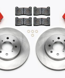 Wilwood DPHA Front Caliper & Rotor Kit Red Honda / Acura w/ 262mm OE Rotor