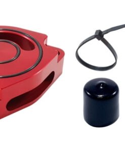 Torque Solution Blow Off BOV Sound Plate (Red) 14+ Kia Forte Koup Turbo