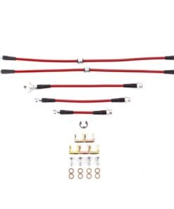 Power Stop 85-92 Chevrolet Camaro Front & Rear SS Braided Brake Hose Kit