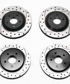 Wilwood Rotor Kit Front/Rear-Drilled 97-04 Corvette C5 All/ 05-13 C6 Base