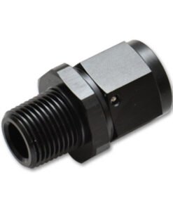 Vibrant -6AN to 1/4in NPT Female Swivel Straight Adapter Fitting