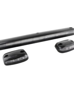 Xtune Chevy Silverado 07-13 Amber LED Cab Roof Lights Clear ACC-LED-CS07-CR-C