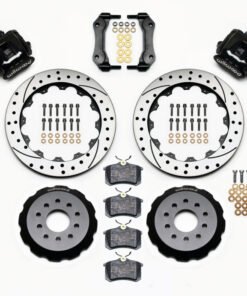 Wilwood Combination Parking Brake Rear Kit 12.88in Drilled Mustang 94-04