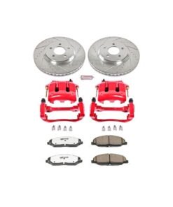 Power Stop 05-10 Ford Mustang Z26 Street Kit w/ Calipers - Front