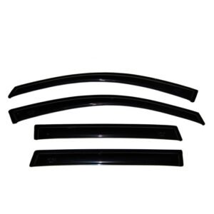 AVS 00-07 Ford Focus ZXW Wagon Ventvisor Outside Mount Window Deflectors 4pc - Smoke