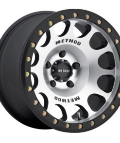 Method MR105 Beadlock 17x9 -38mm Offset 5x5 71.5mm CB Machined w/Matte Black Ring Wheel