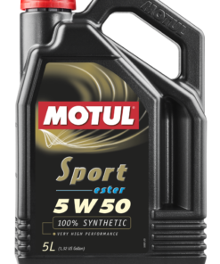 Motul 5L Synthetic Engine Oil Sport 5W50 - Case of 4