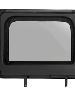 Bestop 51733-17 Rear OE-Style Black Upper Doors for 07-18 Jeep Wrangler JKU 4Dr
