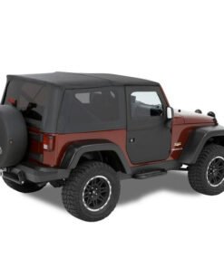 Bestop 51798-35 Black Diamond Front Soft Doors for 2007-2018 Jeep Wrangler JK
