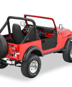 Bestop 53028-15 Black Denim Half Doors for 1976-1986 Jeep CJ7/CJ8
