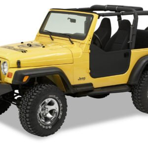Bestop 53039-35 Black Diamond Lower Half Doors for 1997-2006 Jeep Wrangler TJ