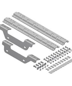 B&W Trailer Hitches RVK2502 5th Wheel Mounting Rails Quick Fit Custom Bracket Kit for 2016-2019 Chevrolet Silverado 2500/3500