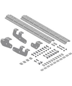 B&W Trailer Hitches RVK2602 5th Wheel Mounting Rails Quick Fit Custom Bracket Kit for 2014-2019 Ram 2500