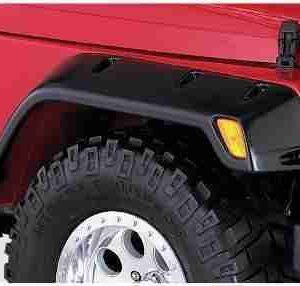 Bushwacker 10908-07 Pocket Style Fender Flare Set for 1997-2006 Jeep Wrangler TJ