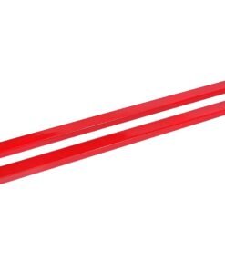 BMR Suspension CJR002 Red Chassis Jacking Rails for 2015-2020 Ford Mustang