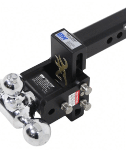 B&W Trailer Hitches TS10048BB Tow & Stow 2 Inch Receiver Hitch (Browning logo)
