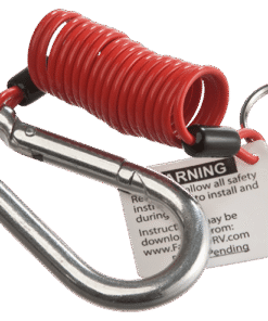 Fastway 80-01-2160 Retail Pack 6 ZIP Breakaway coiled Cable w/ Snap ring
