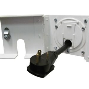 Torklift A7774 Black Fortress PowerLock for RV Cable Access Doors