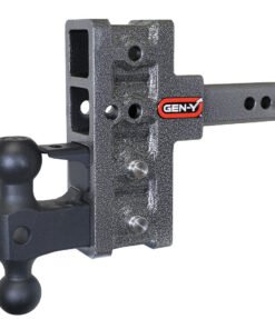 Gen-Y Hitch GH-224 Class IV 16K Adjustable Hitch w/ Ball Mount & Pintle, 5" Drop