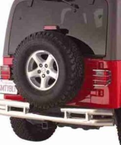 Smittybilt Tubular Rear Bumper for Jeep Wrangler TJ/YJ - without Hitch - Stainless Steel - JB44-RS