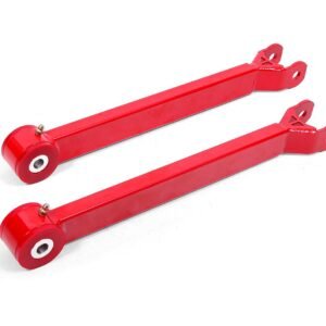 BMR Suspension LTA110 Red Lower Non-Adjustable Trailing Arms for 2006-2020 Dodge Challenger