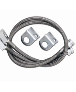 Rubicon Express Front 20" Brake Lines, Stainless Steel for 1997-2006 Jeep Wrangler TJ/ Wrangler Unlimited TJL