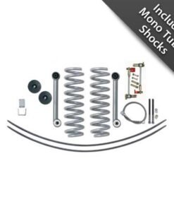 Rubicon Express 3.5" Super-Flex Short Arm Suspension Lift Kit with Rear Add-A-Leaf Springs and MonoTube Shocks for 1984-2001 Jeep Cherokee XJ