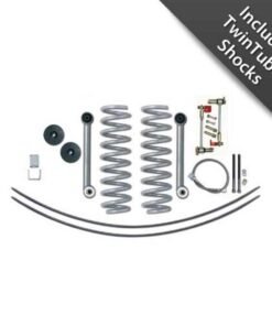 Rubicon Express 3.5" Super-Flex Short Arm Suspension Lift Kit with Rear Add-A-Leaf Springs and Twin Tube Shocks for 1984-2001 Jeep Cherokee XJ