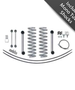 Rubicon Express 3.5" Super-Ride Suspension Lift Kit with MonoTube Shocks and Rear Add-A-Leaf Springs for 1984-2001 Jeep Cherokee XJ