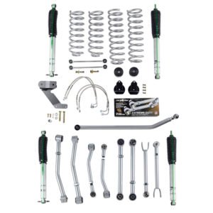 Rubicon Express 3.5" Super-Flex Suspension Lift Kit with Mono Tube Shocks for 2007-2017 Jeep Wrangler JK