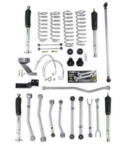 Rubicon Express 4.5" Super-Flex Suspension Lift Kit with Mono Tube Shocks for 2007-2017 Jeep Wrangler JK
