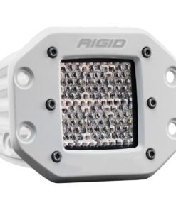 Rigid Industries 611513 D-Series Pro Flush Mount 3" 30W White Housing Flood Diffused Beam LED Light