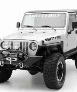Smittybilt XRC Front Bumper for Jeep Wrangler TJ/TJL - with Winch Plate and 3/4" D-Ring Mounts - 76800