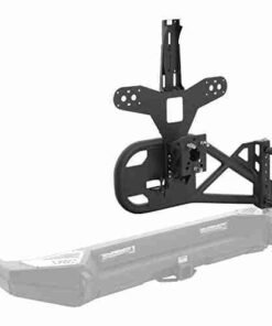 Smittybilt XRC Gen2 Bolt-On Tire Carrier for Jeep Wrangler JK - Light Textured Black - 76857LT