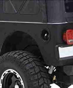 Smittybilt XRC Rear Corner Guards for 97-06 Jeep Wrangler TJ - Black - 76874