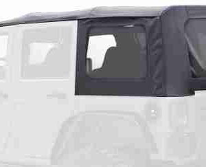 Smittybilt Replacement Soft Top for Jeep Wrangler JK 4 Door - with Tinted Side and Rear Windows - Black - 9085235