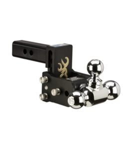 B&W Trailer Hitches TS10047BB Tow & Stow 2 Inch Receiver Hitch (Browning Logo)