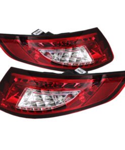 Spyder Porsche 997 05-08 LED Tail Lights Red Clear ALT-YD-P99705-LED-RC