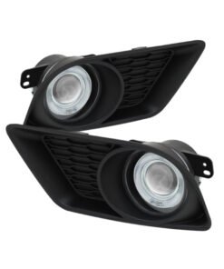 Spyder Dodge Charger 2011-2014 Halo Projector Fog Lights w/Switch Clear FL-P-DCH2011-C