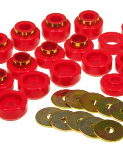 Prothane 87-96 Jeep Wrangler Body Mount - Red