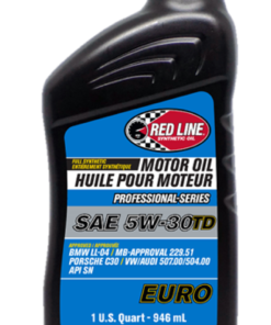 Red Line Professional Series Euro 5W30 TD Motor Oil - Quart - Case of 12