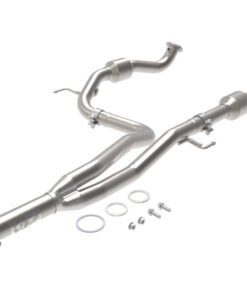 aFe Toyota Tacoma 16-17 V6-3.5L Twisted Steel Y-Pipe w/ Cat